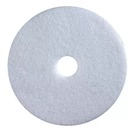 13" White Polishing Floor Pad