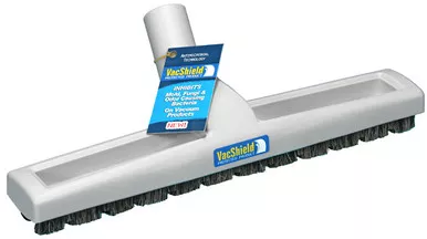 14-inch Deluxe Hard Floor Brush with Wheels - Antimicrobial