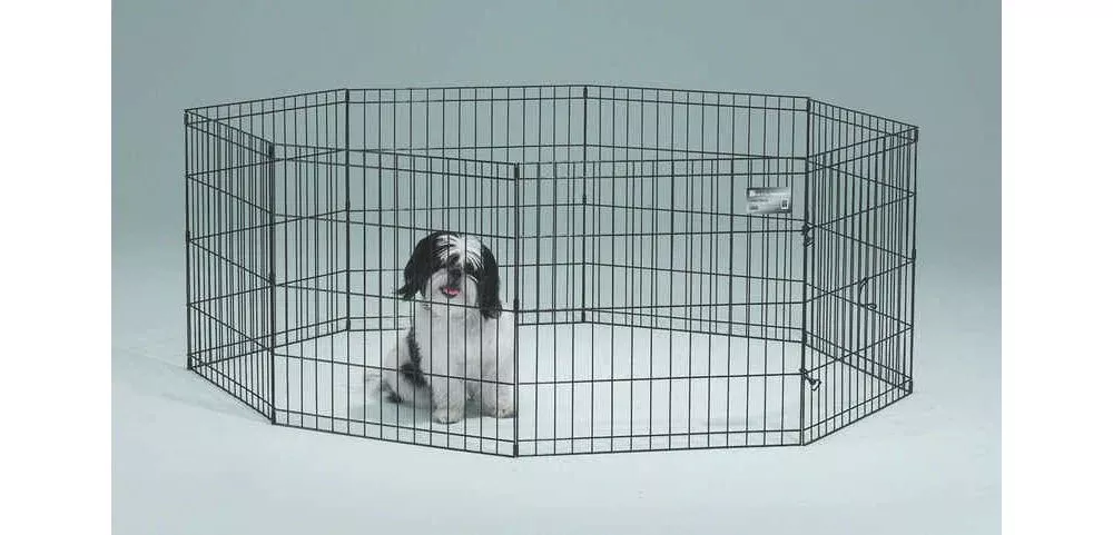 8 Panel Exercise Pen For Dogs/Small Animals (24"x48")