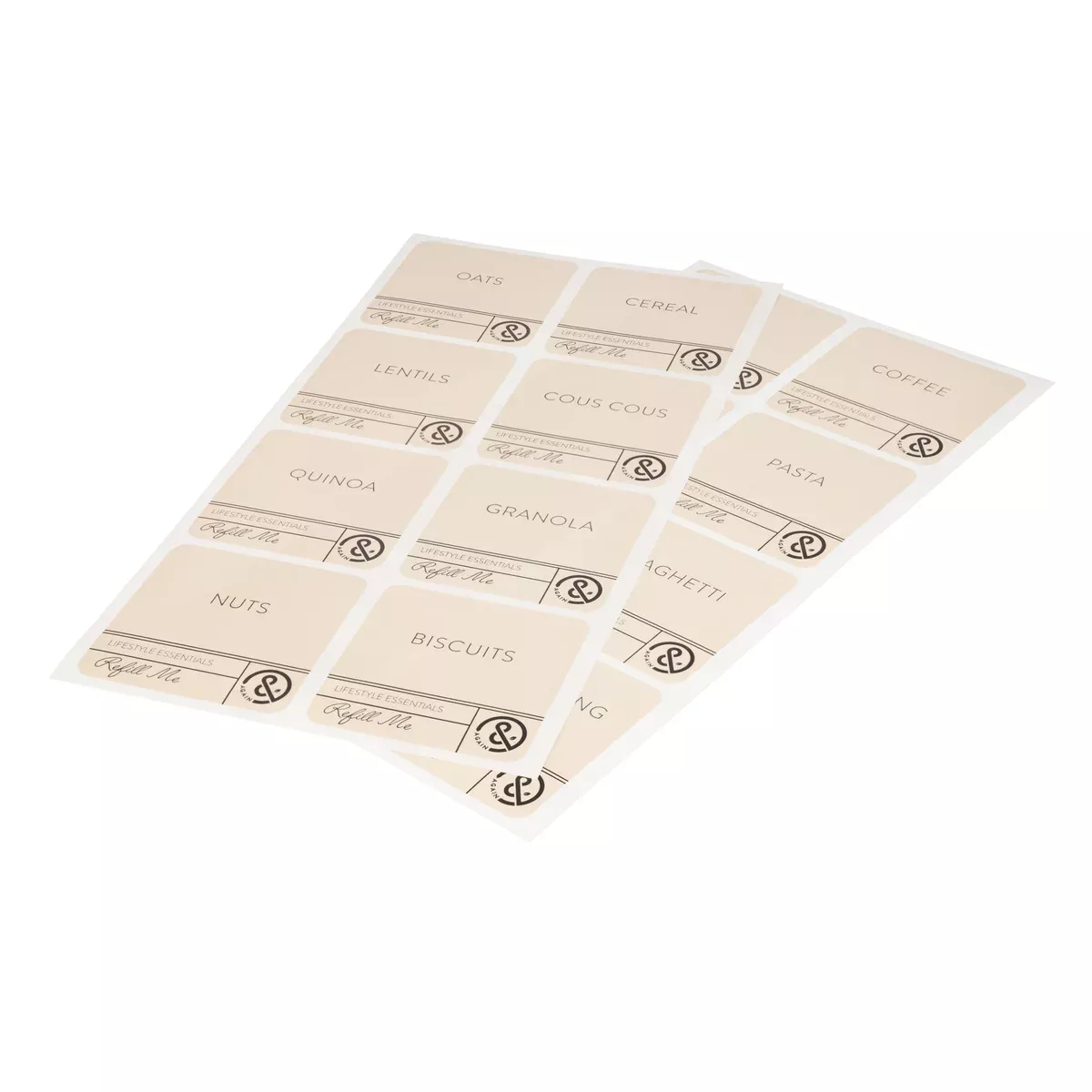 &Again Pantry Jar Labels 6cm