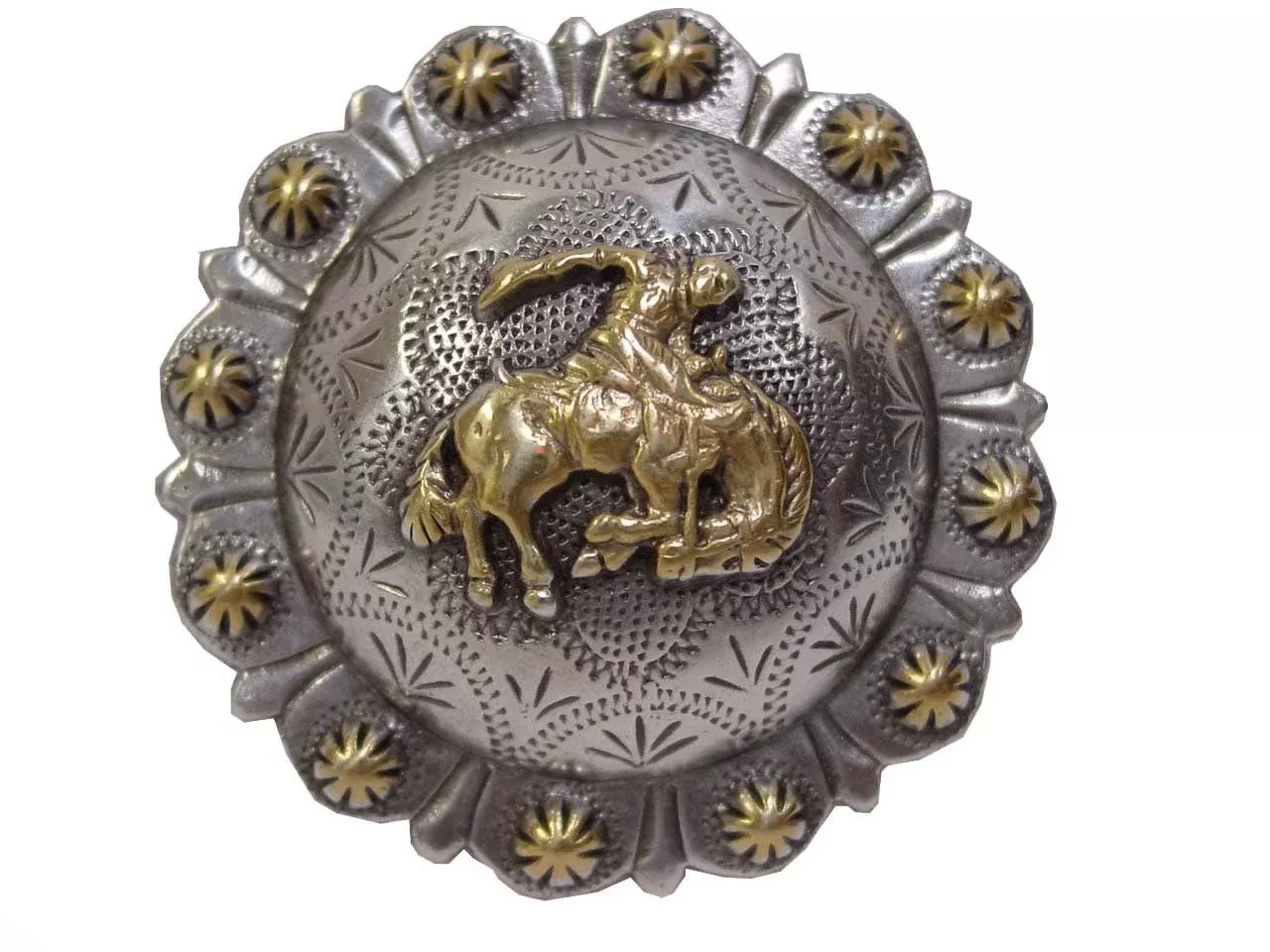 AJ Tack Bucking Bronc Rider Berry Concho