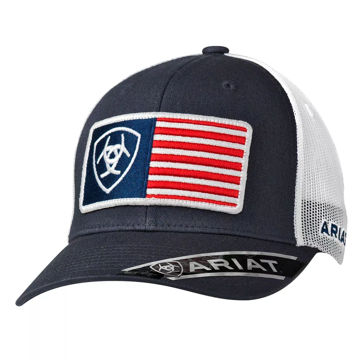 Ariat Men's Cap, Navy American Flag