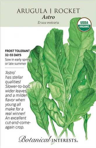 Astro Arugula/Rocket Seeds Organic