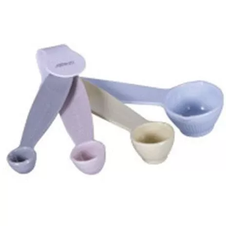 Avanti Ribbed Measuring Spoons Pastel