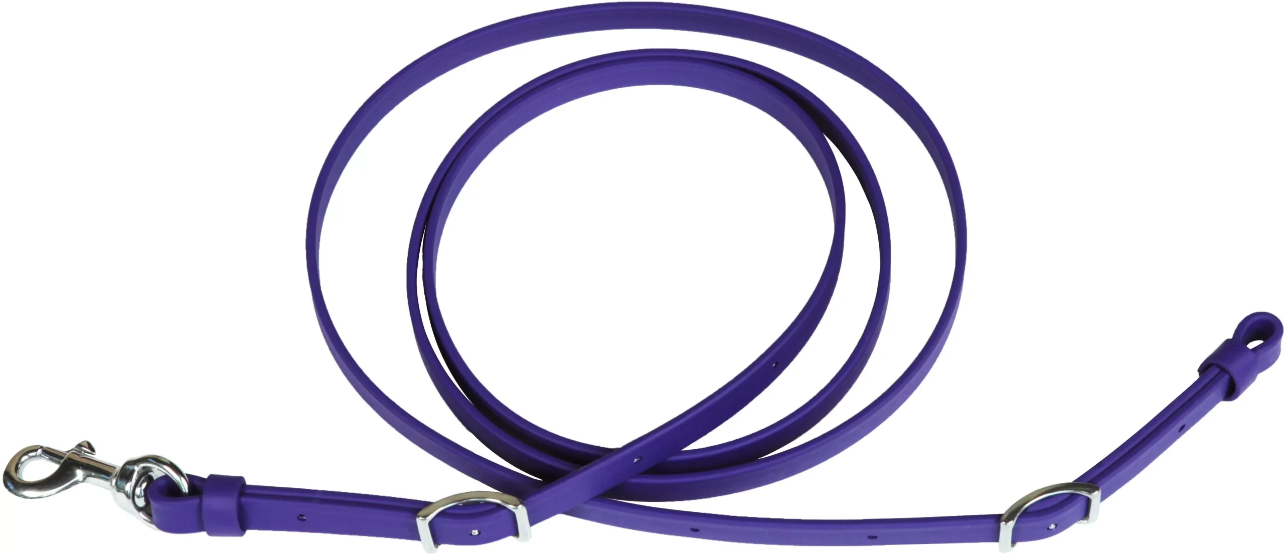 BioThane Beta Roper Reins, 5/8" x 8', Purple