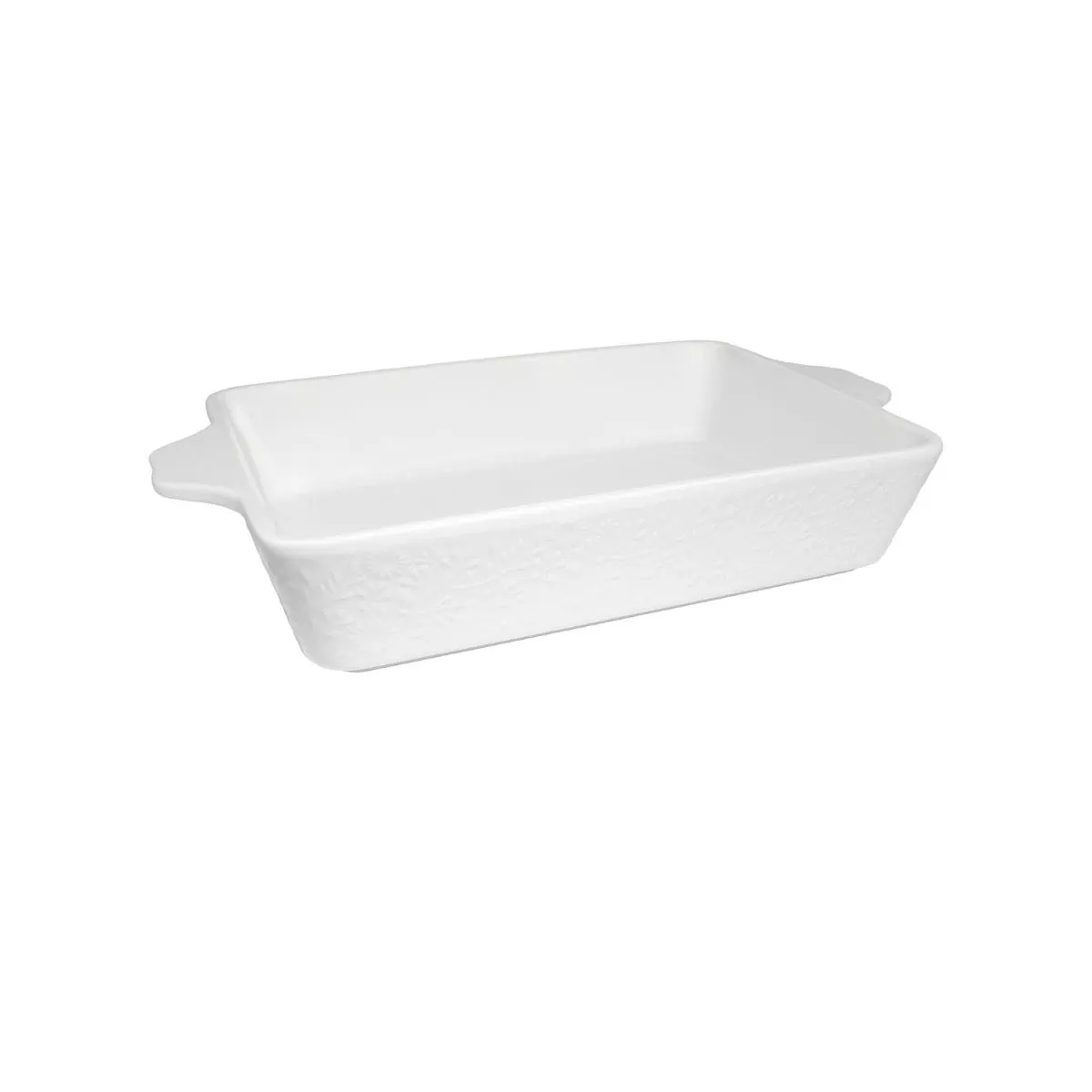 Blooms Rectangular Baker 32x22x6.5cm White Gift Boxed