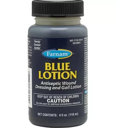 Blue Lotion Antiseptic Wound Dressing