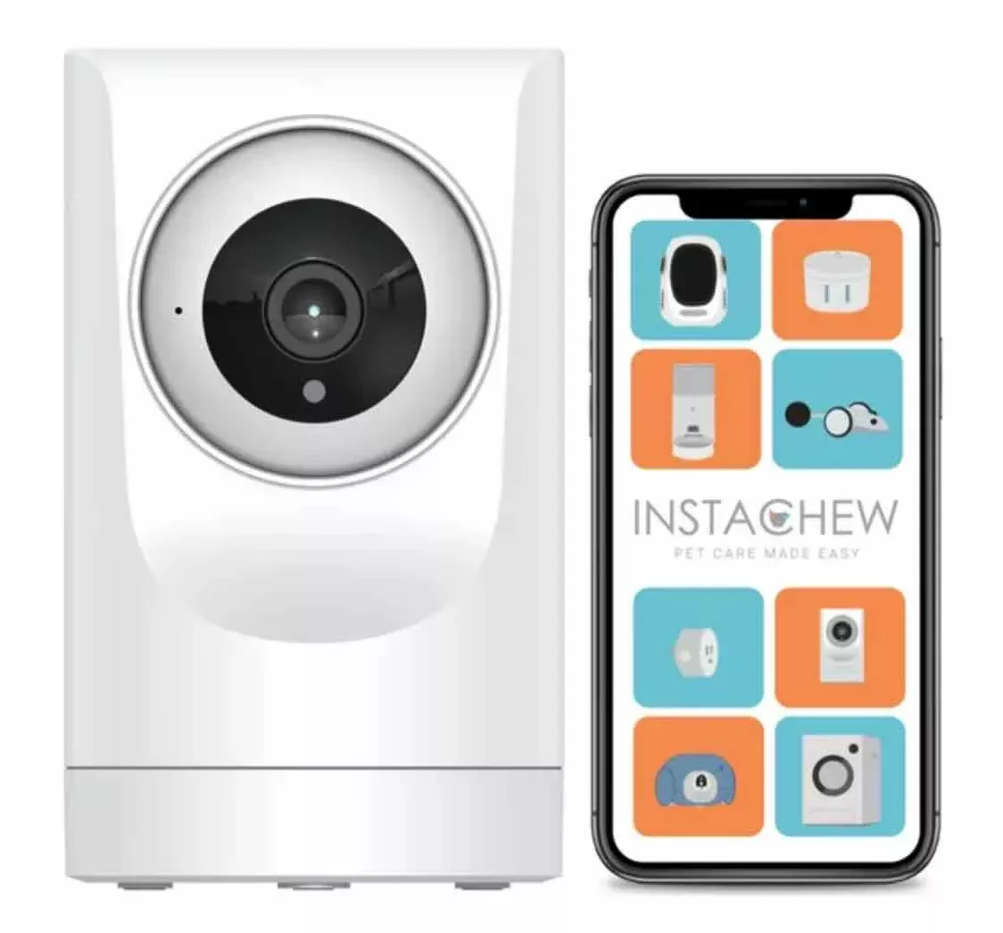 Cámara para mascotas con Wi-Fi Instachew PurrSight Mini
