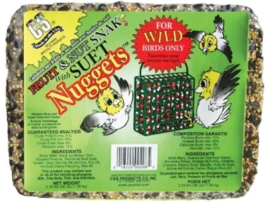 C&S Fruit and Nut Snak With Suet Nuggets