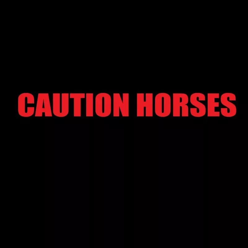 Caution Reflective Trailer Decal