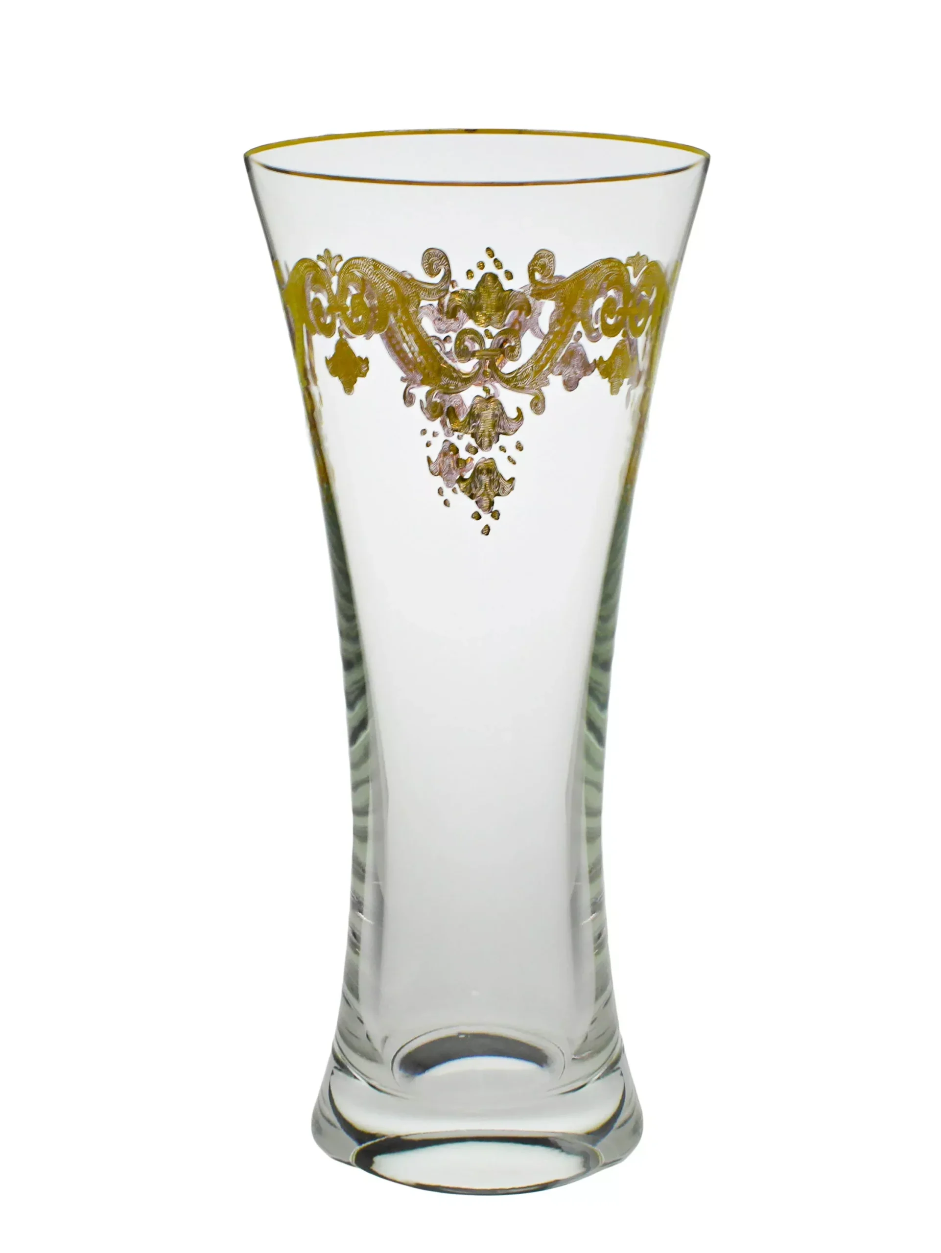 Centerpiece Vasewith 24K Gold Artwork