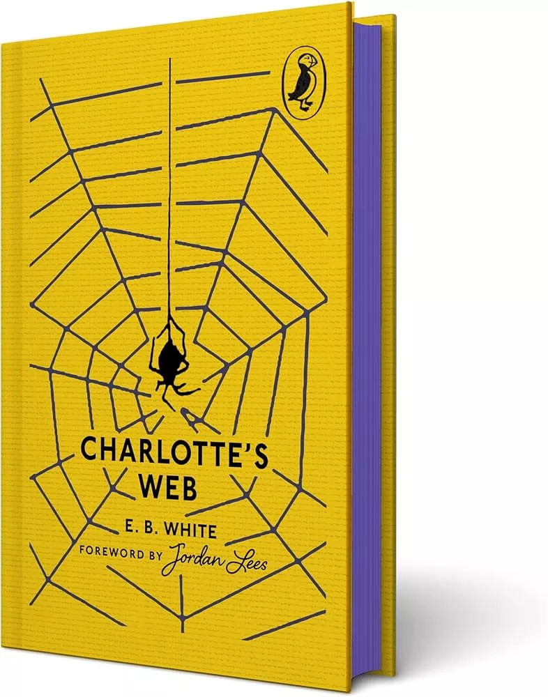 Charlottes Web Yellow Hard Back Book