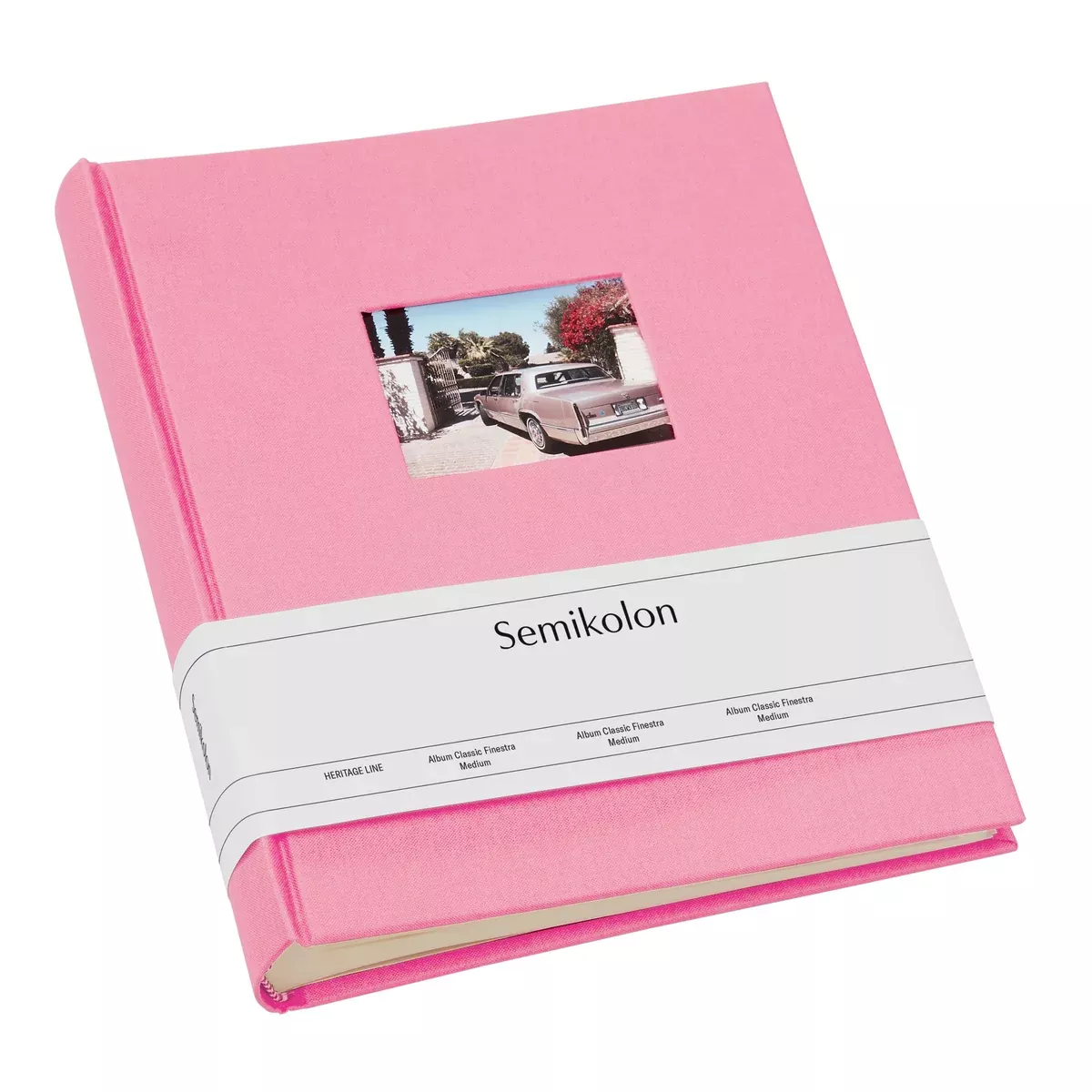 Classic Album Medium Flamingo With Window 80 pages
