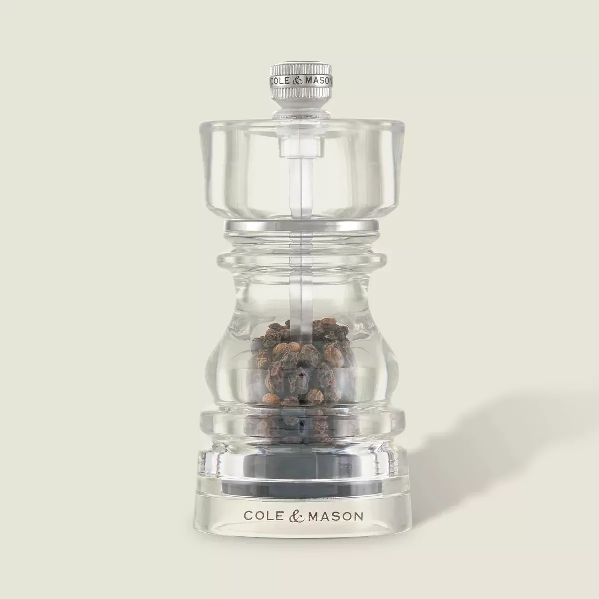 Cole & Mason London Acrylic Pepper Mill 130mm