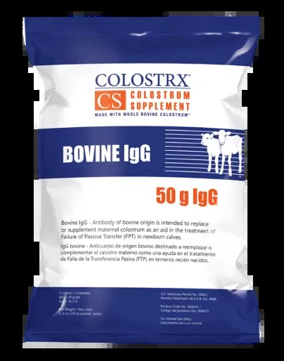 Colostrx CS Bovine 50 g IgG Colostrum Powdered Supplement