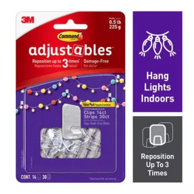 Command Adjustable Clear Hook