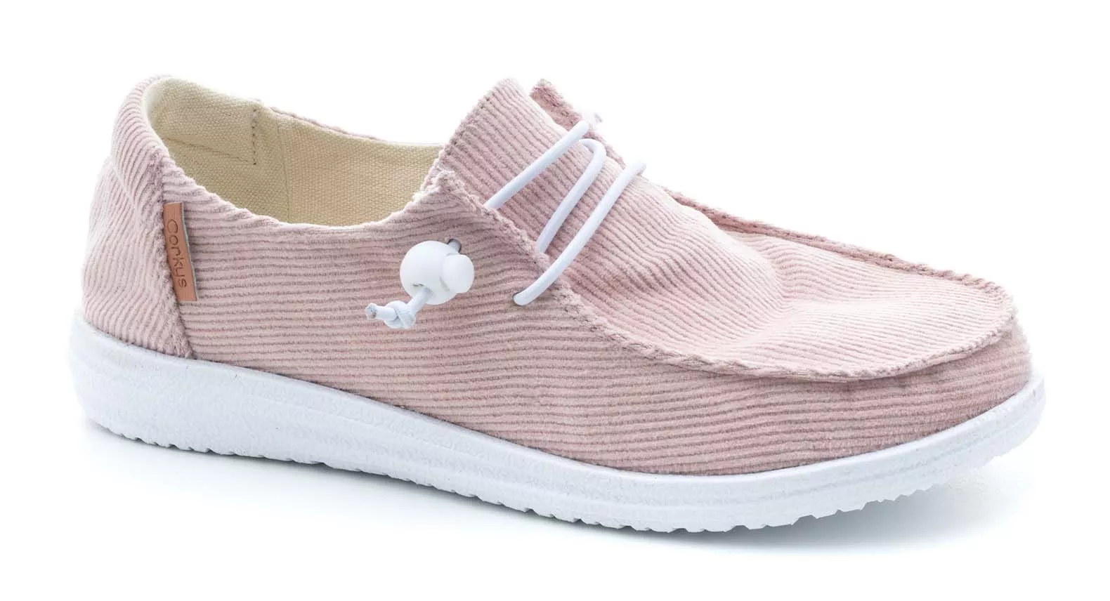 Corkys Women's Kayak Slip On Sneaker - Blush Corduroy