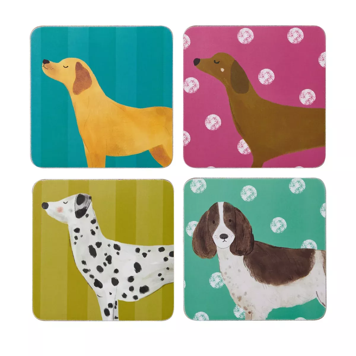 Creative Tops CoastersPack of 4, Dog