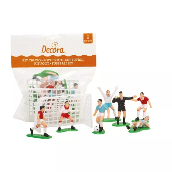 Decora Cake Topper- Soccer Set