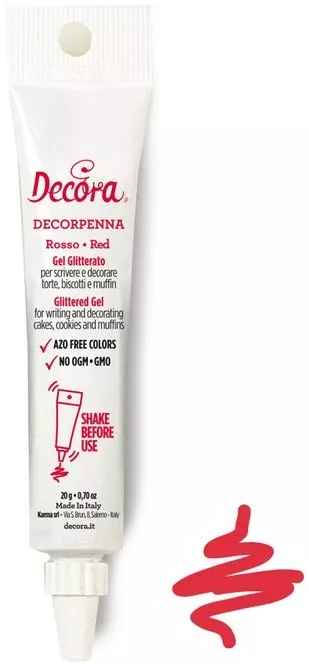 Decora Writing Icing - Red