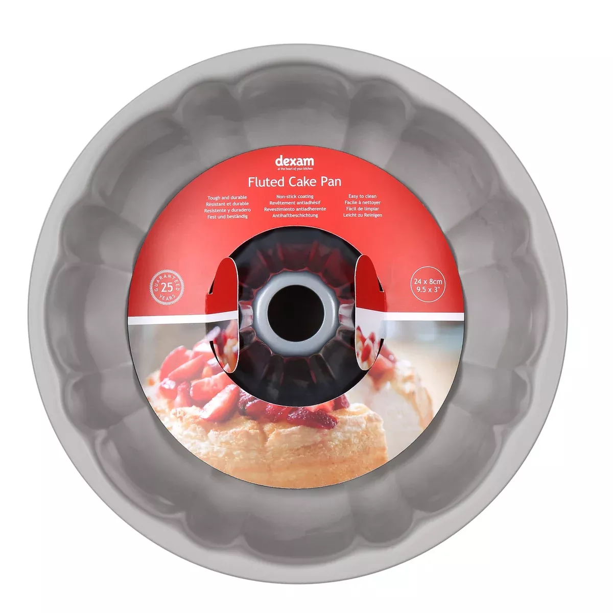 Dexam Non-Stick Fluted Cake Pan - 9.5"