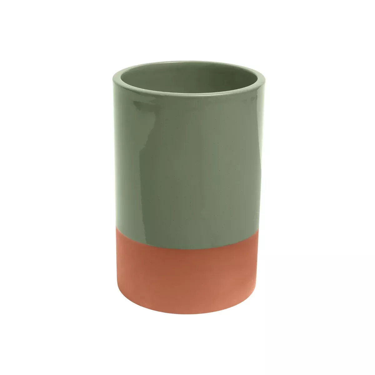 Dexam Sintra Glazed Terracotta Wine Cooler - Green