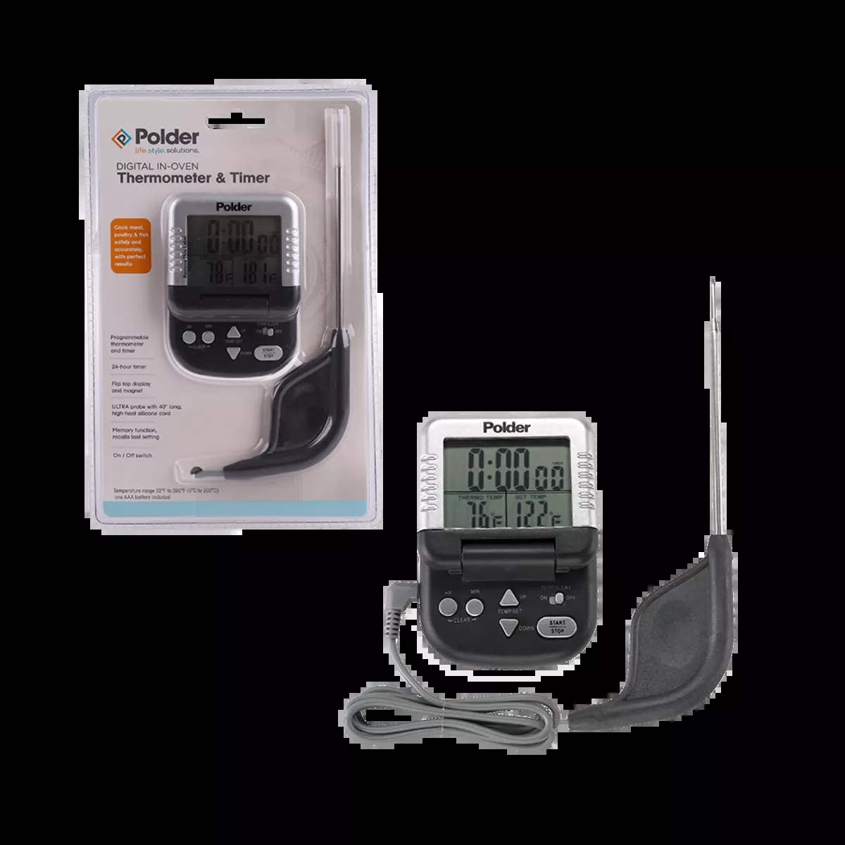 Digital In Oven Thermometer & TImer
