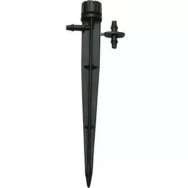 Drip Watering Bubbler & Stake, Full-Circle Adjustable, 3-Pk.