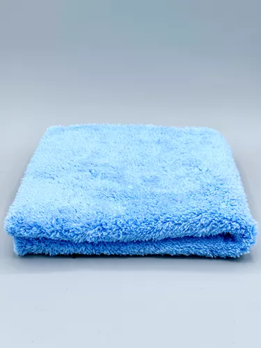 Edgeless Blue Microfiber Buffing Towel 450 GSM