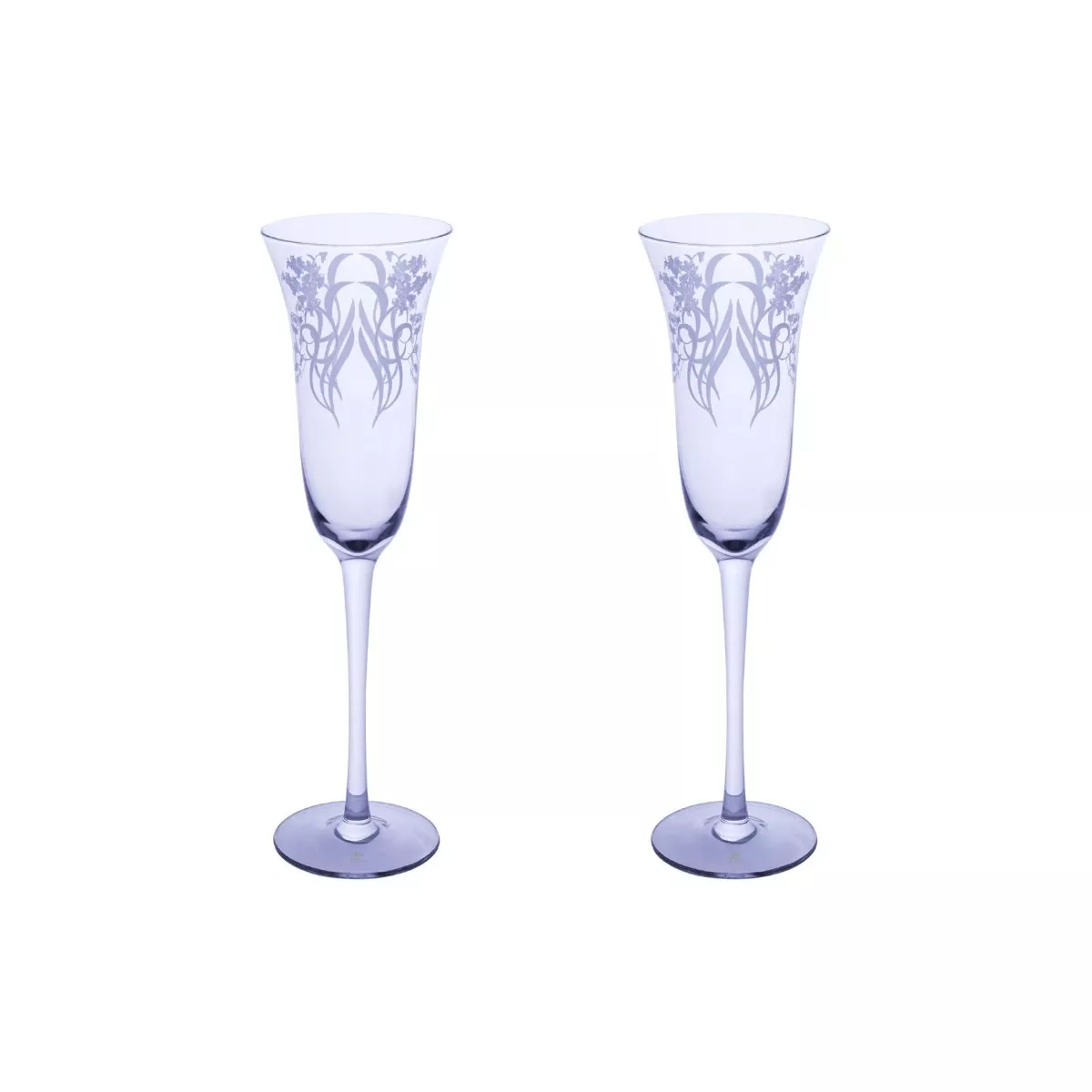 Estelle Michaelides Mystique Prosecco Glass 190ML Set Of 2 Violet Gift Boxed