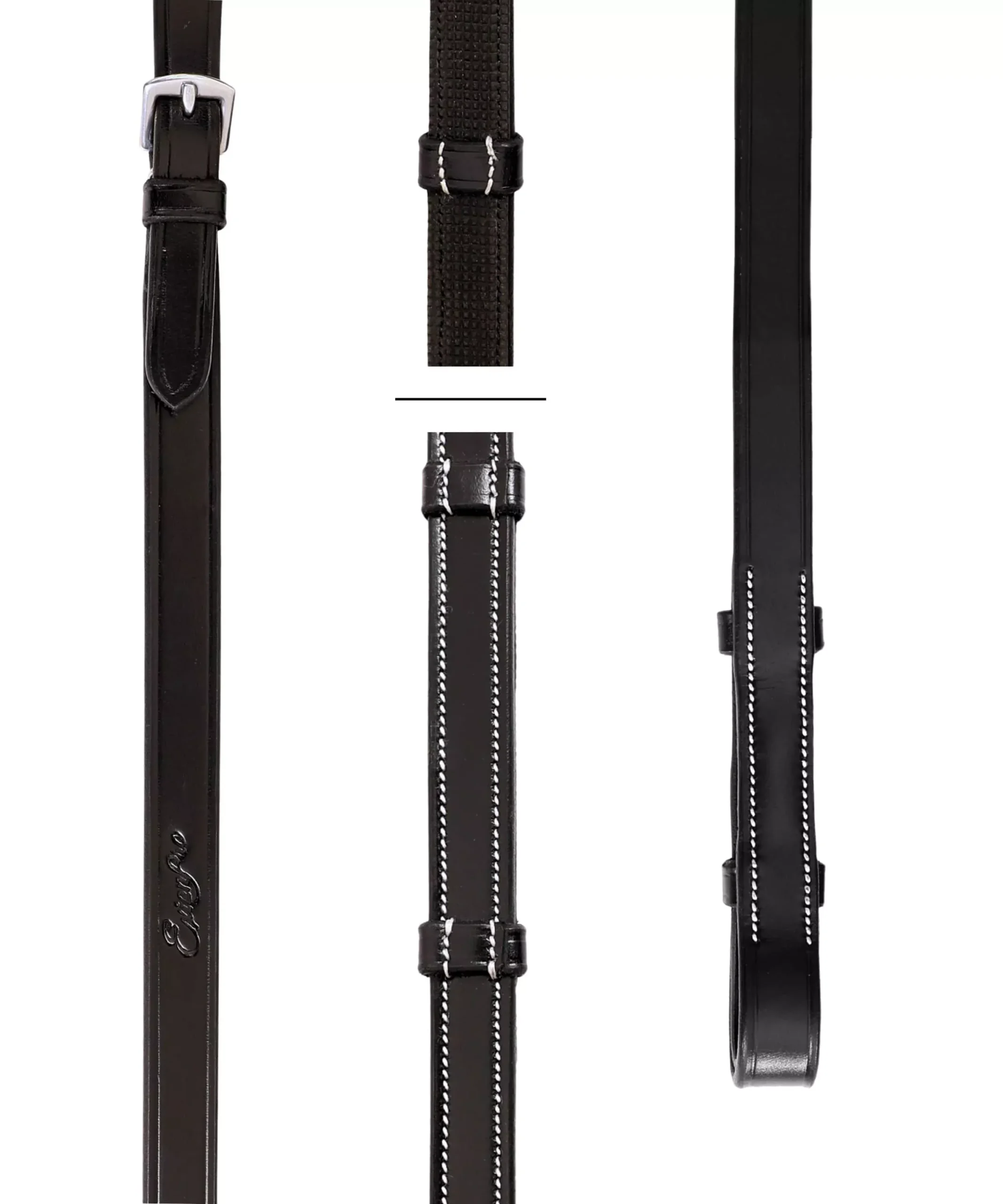 ExionPro Rubber Lined Leather Reins