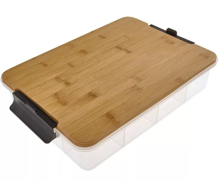 Farberware SnackleBoxBamboo Board and Box