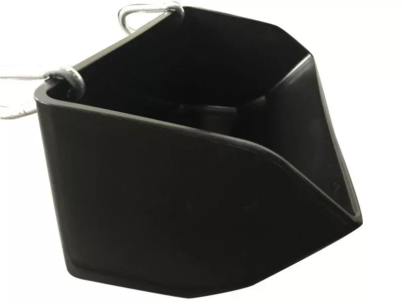 Fortiflex Black Hanging Feeder 3 Quart