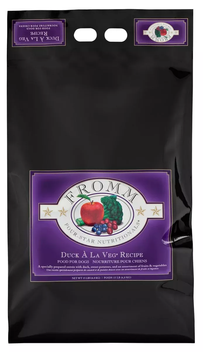 Fromm Four-Star Duck À La Veg Recipe Dog Food (15 Lbs)