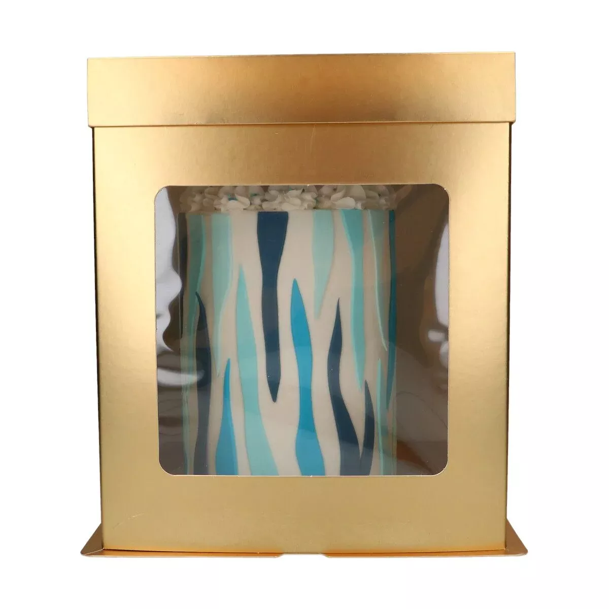 FunCakes Tall Cake Box 26 x 26x 29.4 cm - Gold