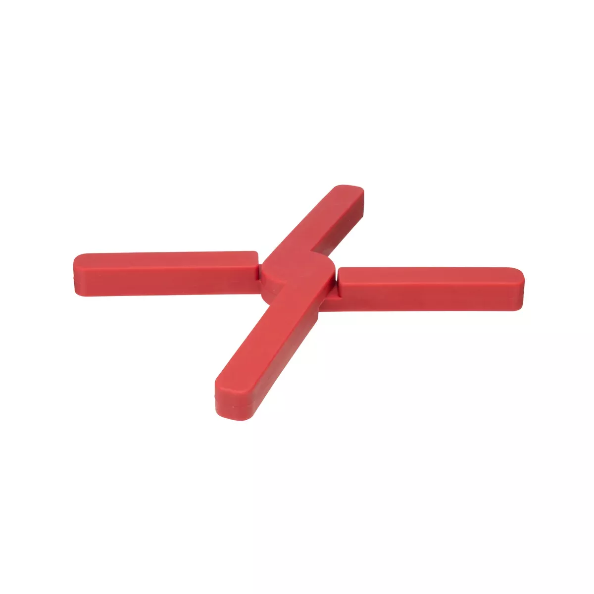 Fusion Twist Silicone Folding Trivet - Red
