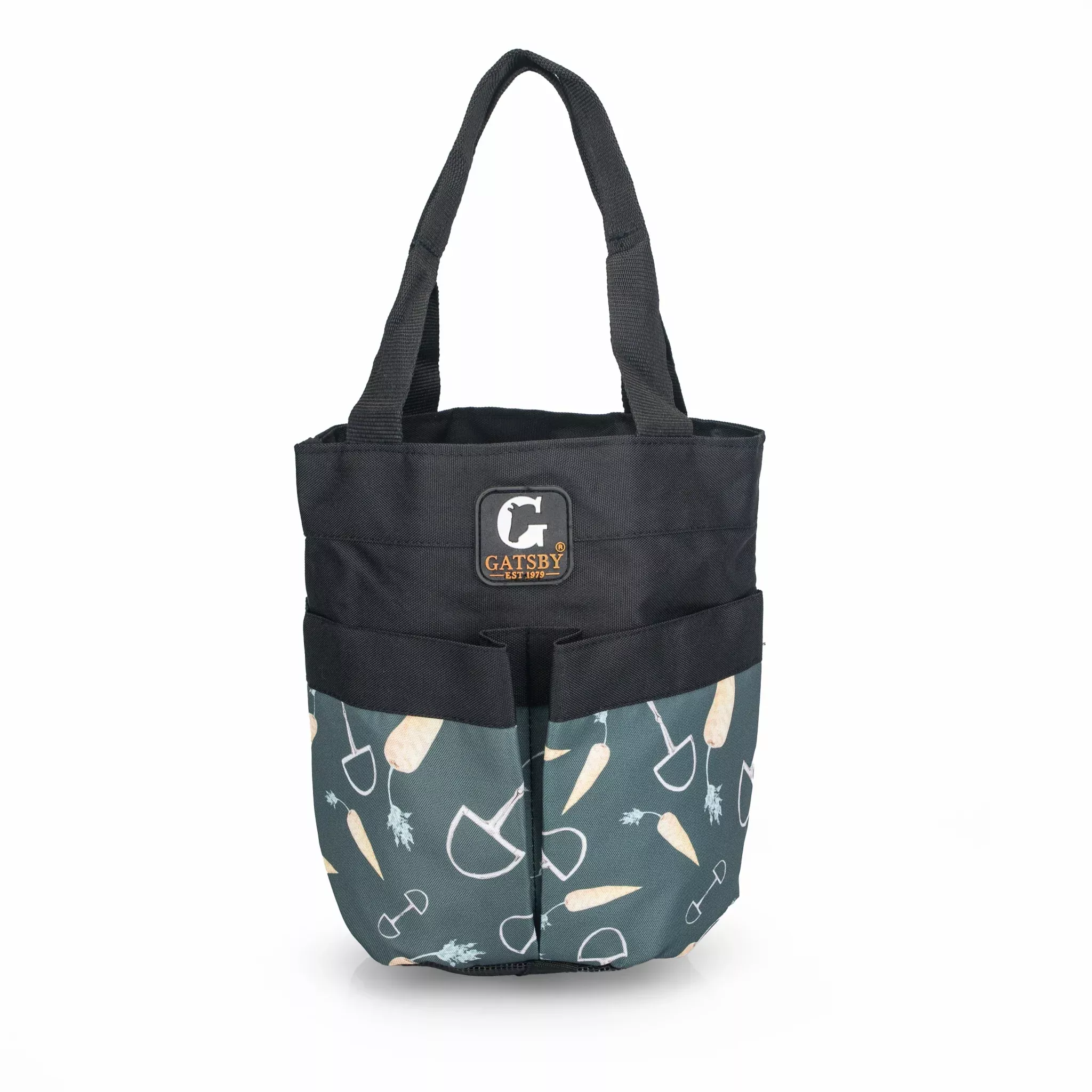 Gatsby Print Nylon Stable Tote with Mesh Bottom