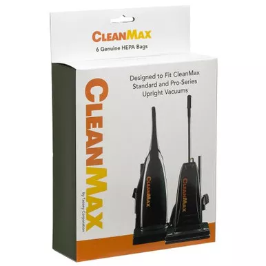 Genuine CleanMax Pro Series HEPA Media Vacuum Bags, Pack Of 6