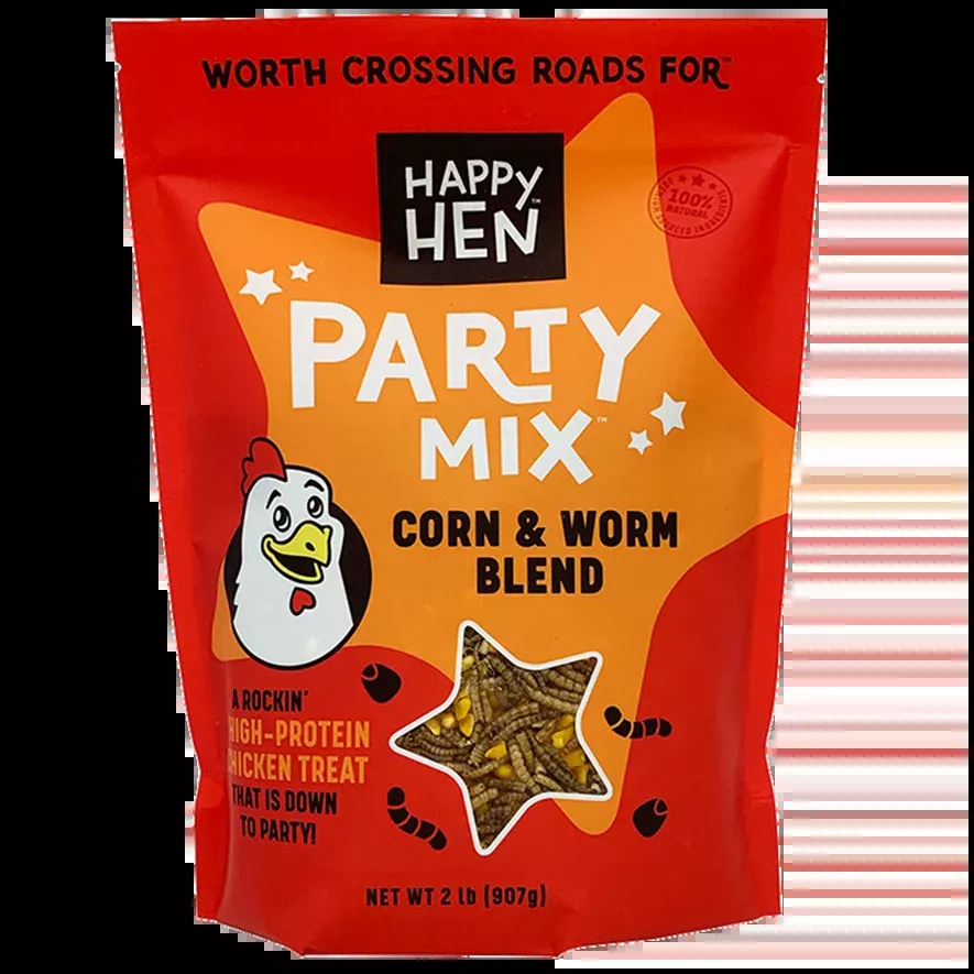 Happy Hen Party Mix™ Corn and Mealworm