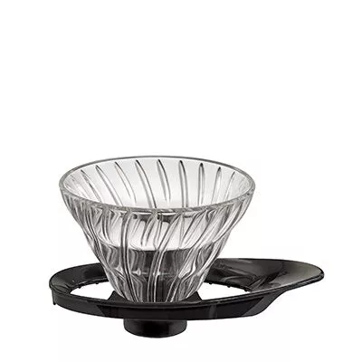 Hario Glass Coffee Dripper V60 01 - Black