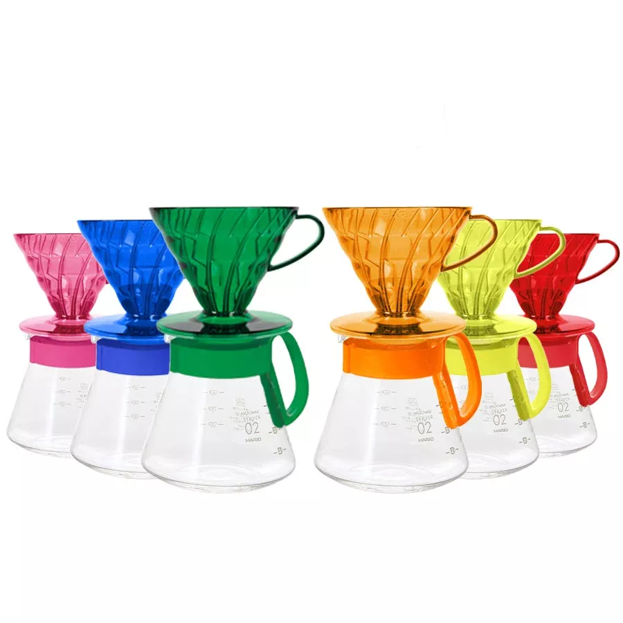 Hario V60 Dripper & Server Set 02- Candy Edition Mixed
