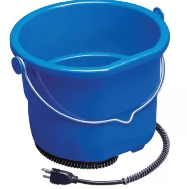 Heated Flatback Plastic Bucket