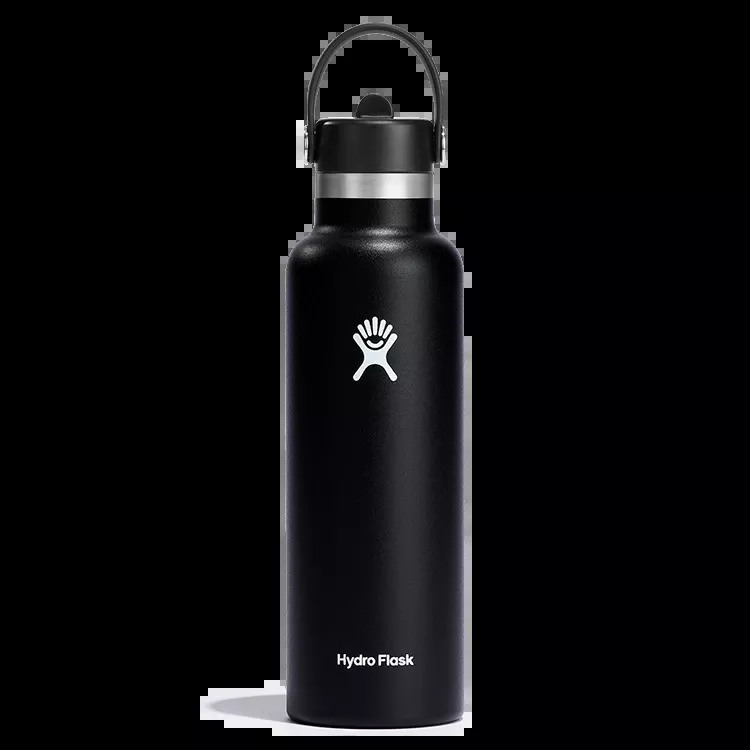 Hydro Flask 21oz Standard Flex Straw Cap Black