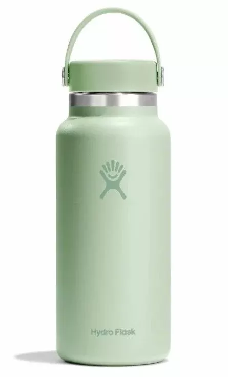 Hydroflask Wide Mouth Bottle with Flex Cap 32oz - Aloe