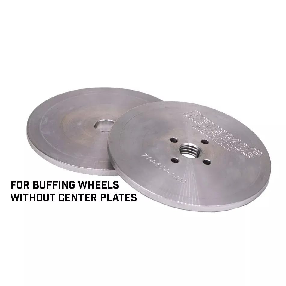 Insertable Safety Flanges for High Speed Polishing (For Buffing Wheels WITHOUT Center Plates)