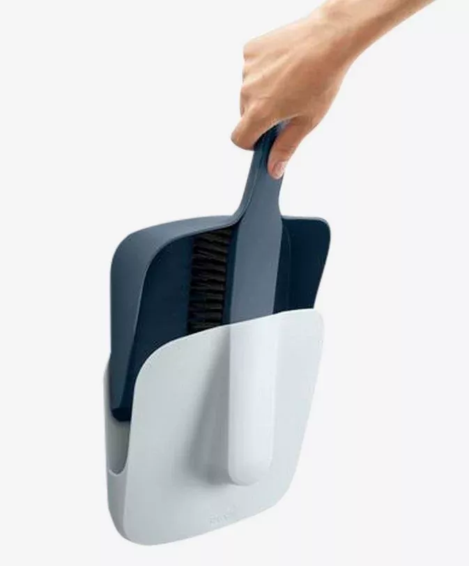 Joseph Joseph CleanStore Dustpan & Brush (Blue)