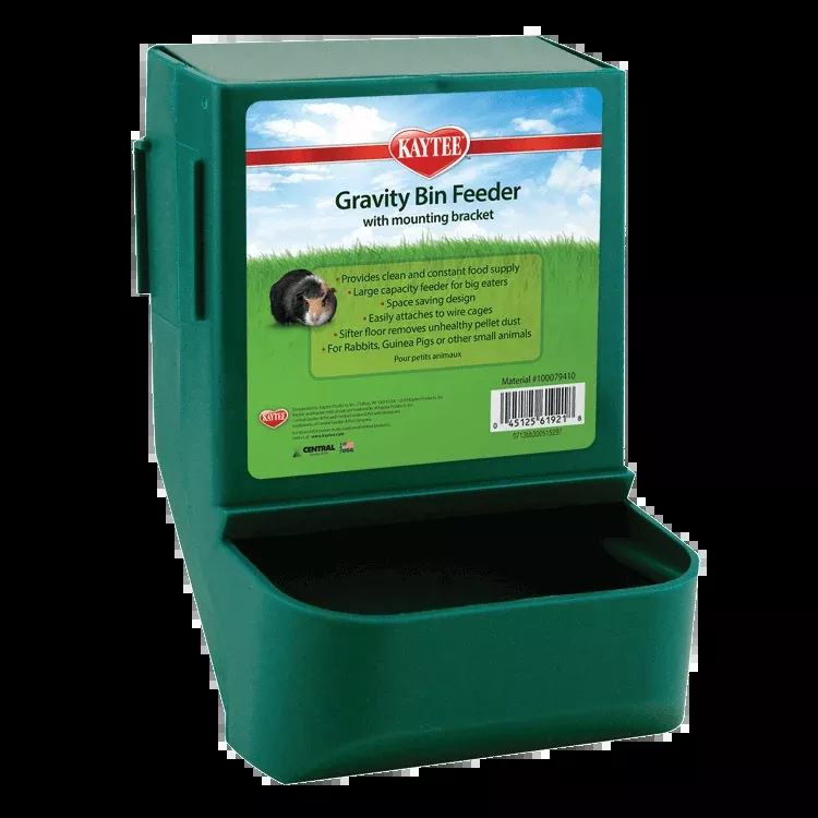 Kaytee Gravity Bin Feeder with Bracket