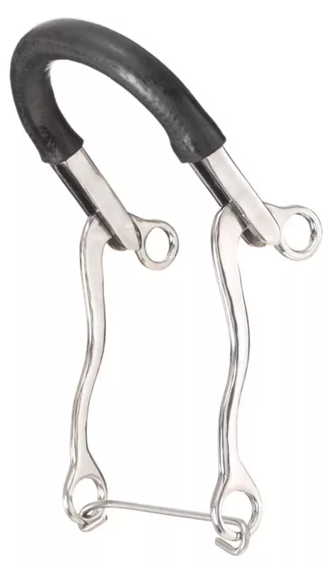 Kelly Silver Star Mini Hackamore with Rubber Tubing
