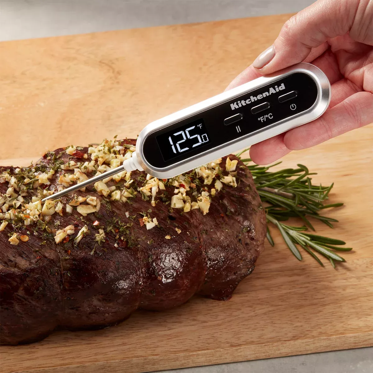 KitchenAid Backlit Digital Instant Kitchen Thermometer 20° to 250°C Range