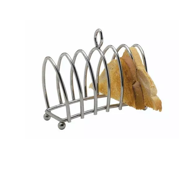 KitchenCraft Chrome Plated Six Slice Toast Rack